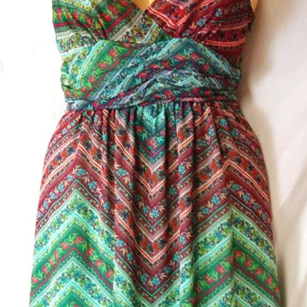 Women's Green Sleeveless Dress Size 5